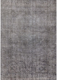 Machine Washable Industrial Modern Dark Gray Rug, wshurb1734