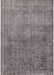 Machine Washable Industrial Modern Dark Gray Rug, wshurb1734