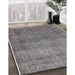 Machine Washable Industrial Modern Dark Gray Rug in a Family Room, wshurb1734