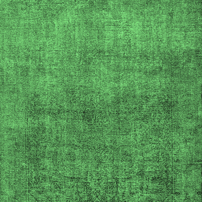Oriental Emerald Green Industrial Rug, urb1734emgrn