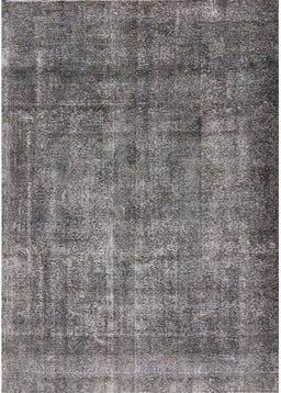 Mid-Century Modern Gray Oriental Rug, urb1735