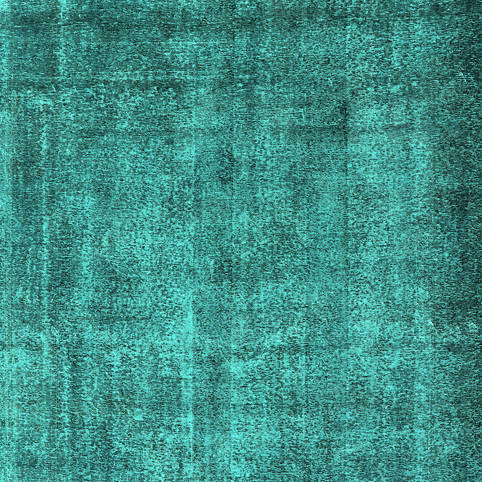 Machine Washable Oriental Turquoise Industrial Area Rugs, wshurb1735turq