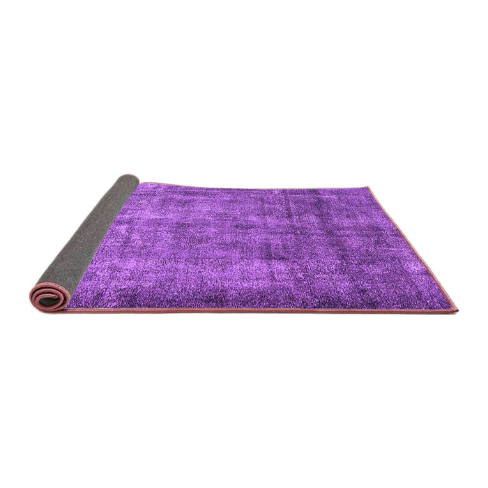 Sideview of Oriental Purple Industrial Rug, urb1735pur