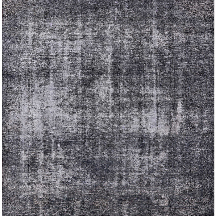 Square Machine Washable Industrial Modern Gray Rug, wshurb1736