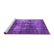 Sideview of Machine Washable Oriental Purple Industrial Area Rugs, wshurb1736pur