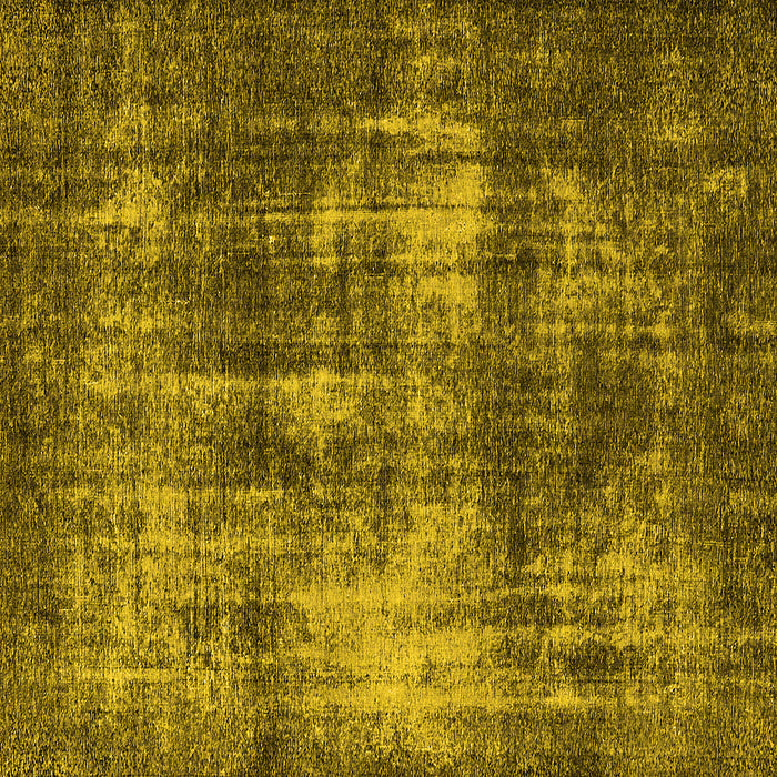 Square Oriental Yellow Industrial Rug, urb1736yw