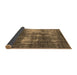 Sideview of Oriental Brown Industrial Rug, urb1736brn