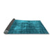 Sideview of Oriental Light Blue Industrial Rug, urb1736lblu