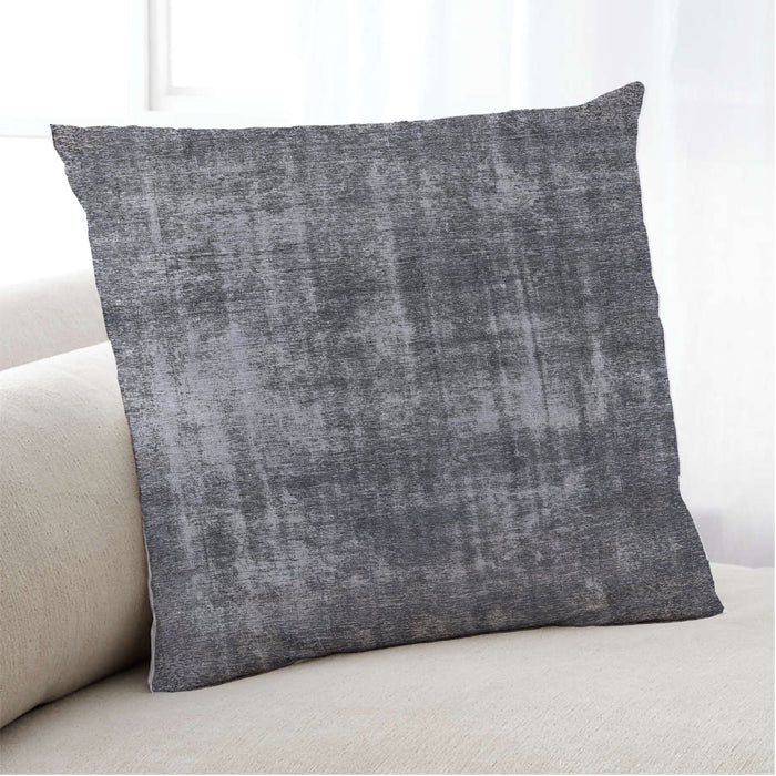Lifestyle Image of Mid-Century Modern Urban Square Gray Throw Pillow, 18 inch by 18 inch, pwurb1736