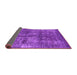 Sideview of Oriental Purple Industrial Rug, urb1737pur