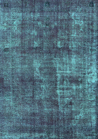 Oriental Turquoise Industrial Rug, urb1737turq