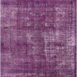 Square Machine Washable Industrial Modern DarkMagenta Purple Rug, wshurb1737