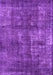 Machine Washable Oriental Purple Industrial Area Rugs, wshurb1737pur