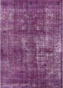 Mid-Century Modern DarkMagenta Purple Oriental Rug, urb1737
