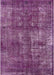 Mid-Century Modern DarkMagenta Purple Oriental Rug, urb1737