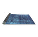 Sideview of Oriental Light Blue Industrial Rug, urb1737lblu