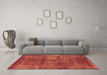 Machine Washable Oriental Orange Industrial Area Rugs in a Living Room, wshurb1737org
