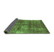 Sideview of Oriental Green Industrial Rug, urb1737grn