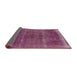 Sideview of Mid-Century Modern Burnt Pink Oriental Rug, urb1738