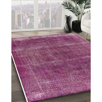 Mid-Century Modern Burnt Pink Oriental Rug, urb1738