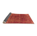 Sideview of Oriental Orange Industrial Rug, urb1738org