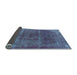 Sideview of Oriental Light Blue Industrial Rug, urb1738lblu