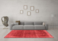 Machine Washable Oriental Red Industrial Rug, wshurb1738red