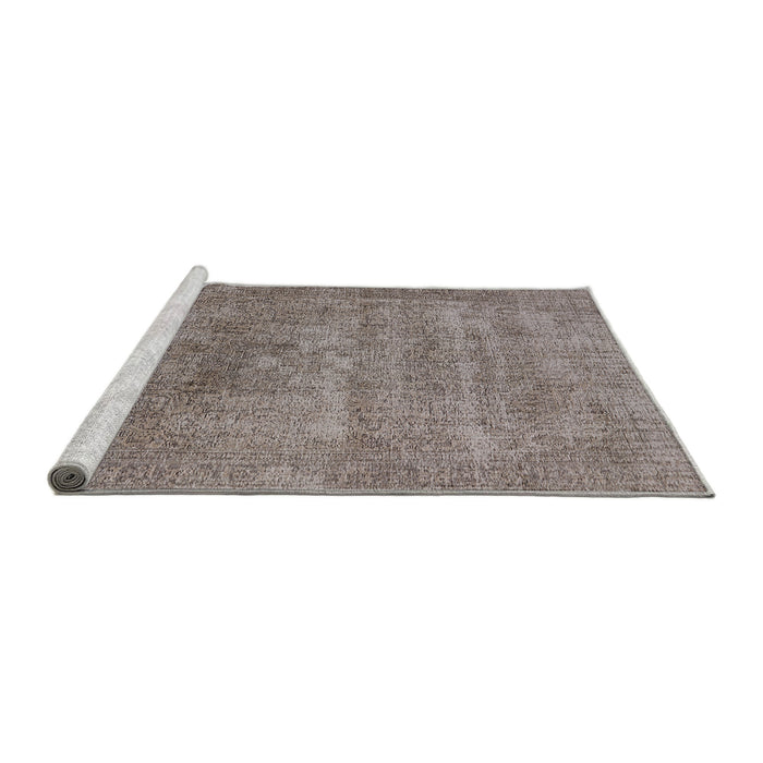 Sideview of Machine Washable Industrial Modern Puce Purple Rug, wshurb1739