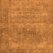 Square Oriental Orange Industrial Rug, urb1739org