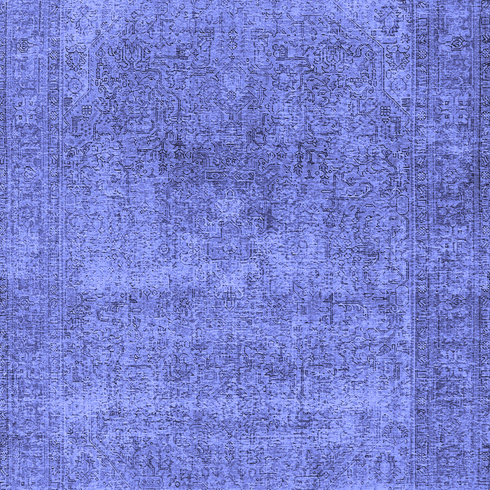 Oriental Blue Industrial Rug, urb1739blu