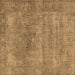 Square Oriental Brown Industrial Rug, urb1739brn