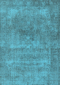 Oriental Light Blue Industrial Rug, urb1739lblu