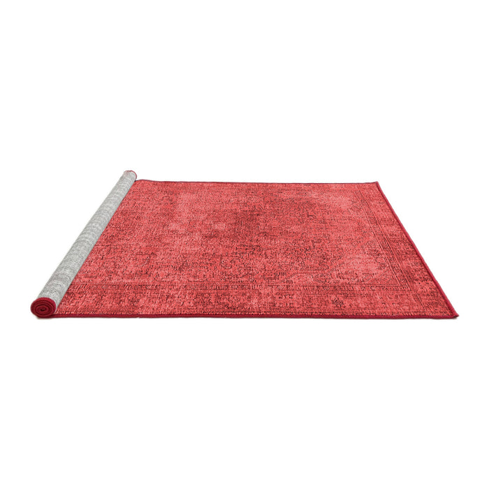 Industrial Red Washable Rugs