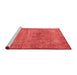 Industrial Red Washable Rugs