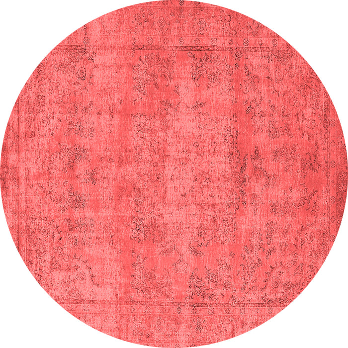 Machine Washable Oriental Red Industrial Rug, wshurb1740red