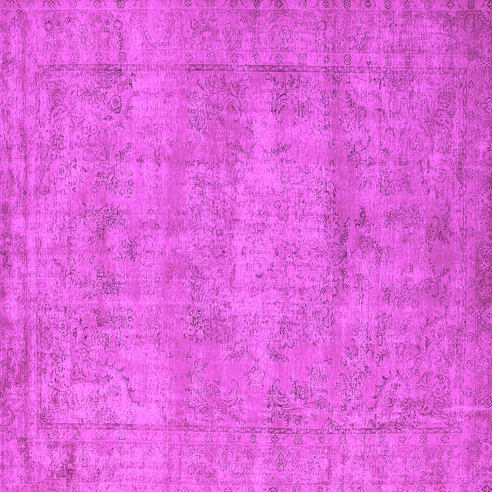 Square Oriental Pink Industrial Rug, urb1740pnk