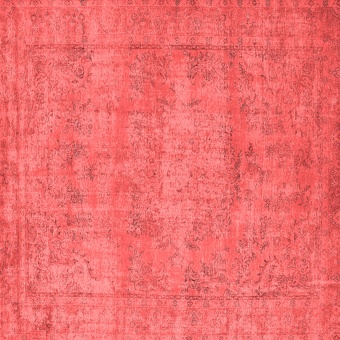 Machine Washable Oriental Red Industrial Rug, wshurb1740red