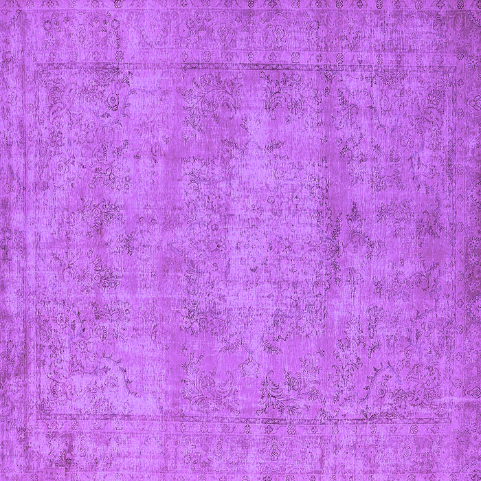 Square Oriental Purple Industrial Rug, urb1740pur