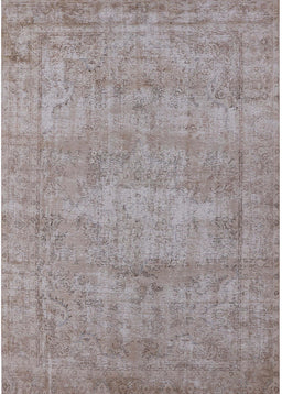 Mid-Century Modern Rose Purple Oriental Rug, urb1740