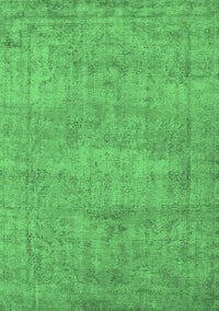 Oriental Emerald Green Industrial Rug, urb1740emgrn