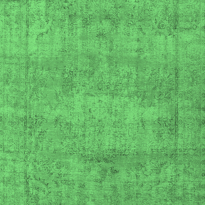 Oriental Emerald Green Industrial Rug, urb1740emgrn
