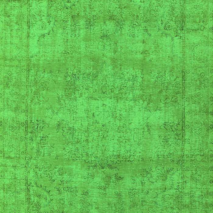 Oriental Green Industrial Rug, urb1740grn