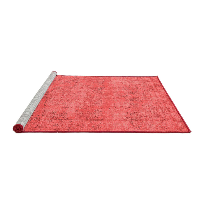 Industrial Red Washable Rugs