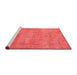 Industrial Red Washable Rugs