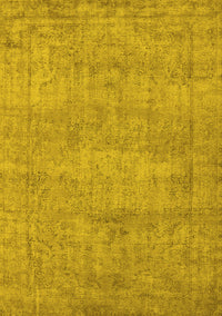 Oriental Yellow Industrial Rug, urb1740yw