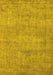 Oriental Yellow Industrial Rug, urb1740yw