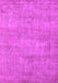 Machine Washable Oriental Pink Industrial Rug, wshurb1740pnk