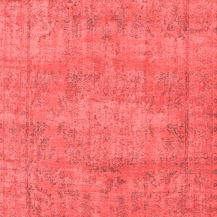 Machine Washable Oriental Red Industrial Rug, wshurb1740red