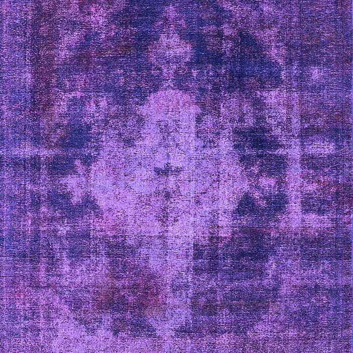 Machine Washable Oriental Purple Industrial Area Rugs, wshurb1741pur