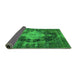 Sideview of Oriental Green Industrial Rug, urb1741grn